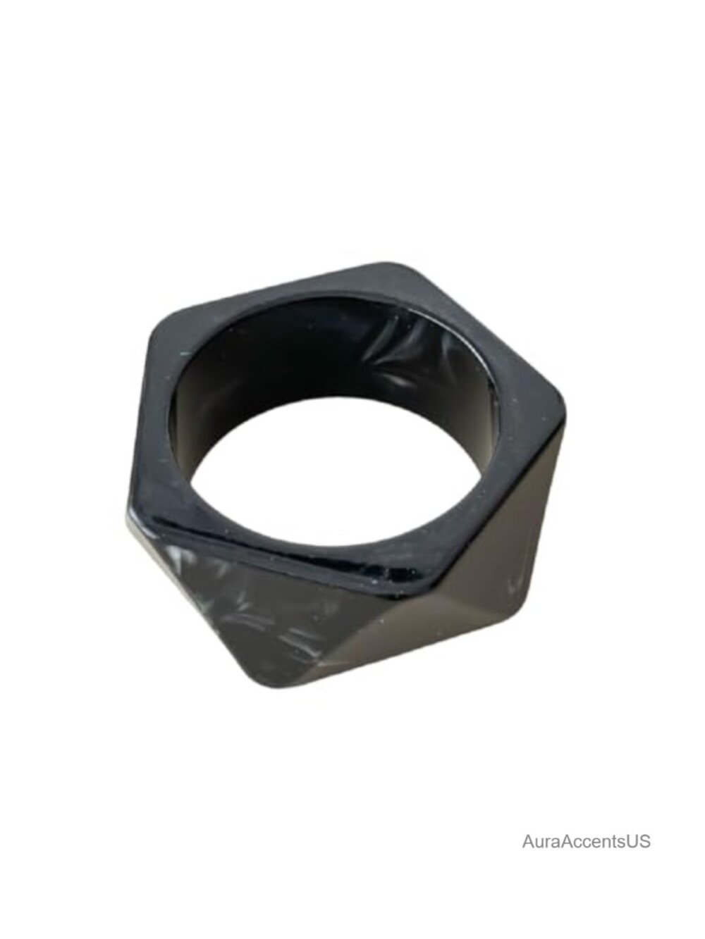 Chunky Acrylic Resin Bangle Bracelet Wide Irregular Geometric Statement